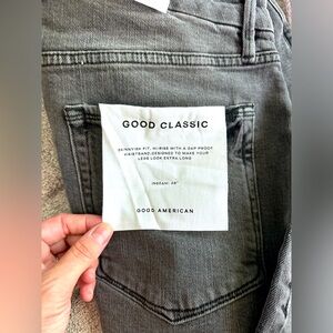 Good American Good Classic Size 15 Jeans Black